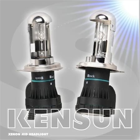 Kensun Kensun UN-K-Slim Kit-H4 M-30K HID Bi-Xenon 30000K 35W AC Slim Kit; Indigo UN-K-Slim Kit-H4 M-30K